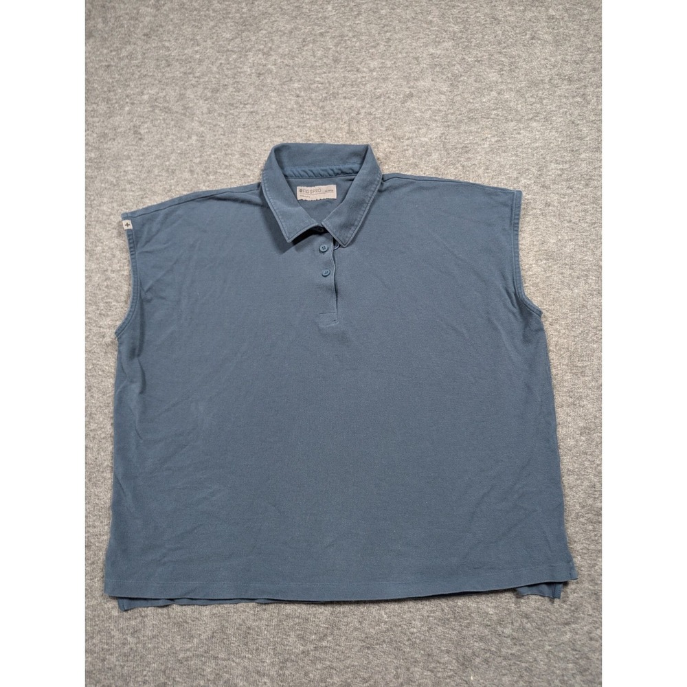 Figs Pro Shirt Mens Extra Large Blue Drop Sleeve Scrubs Uniform Top Minimalist